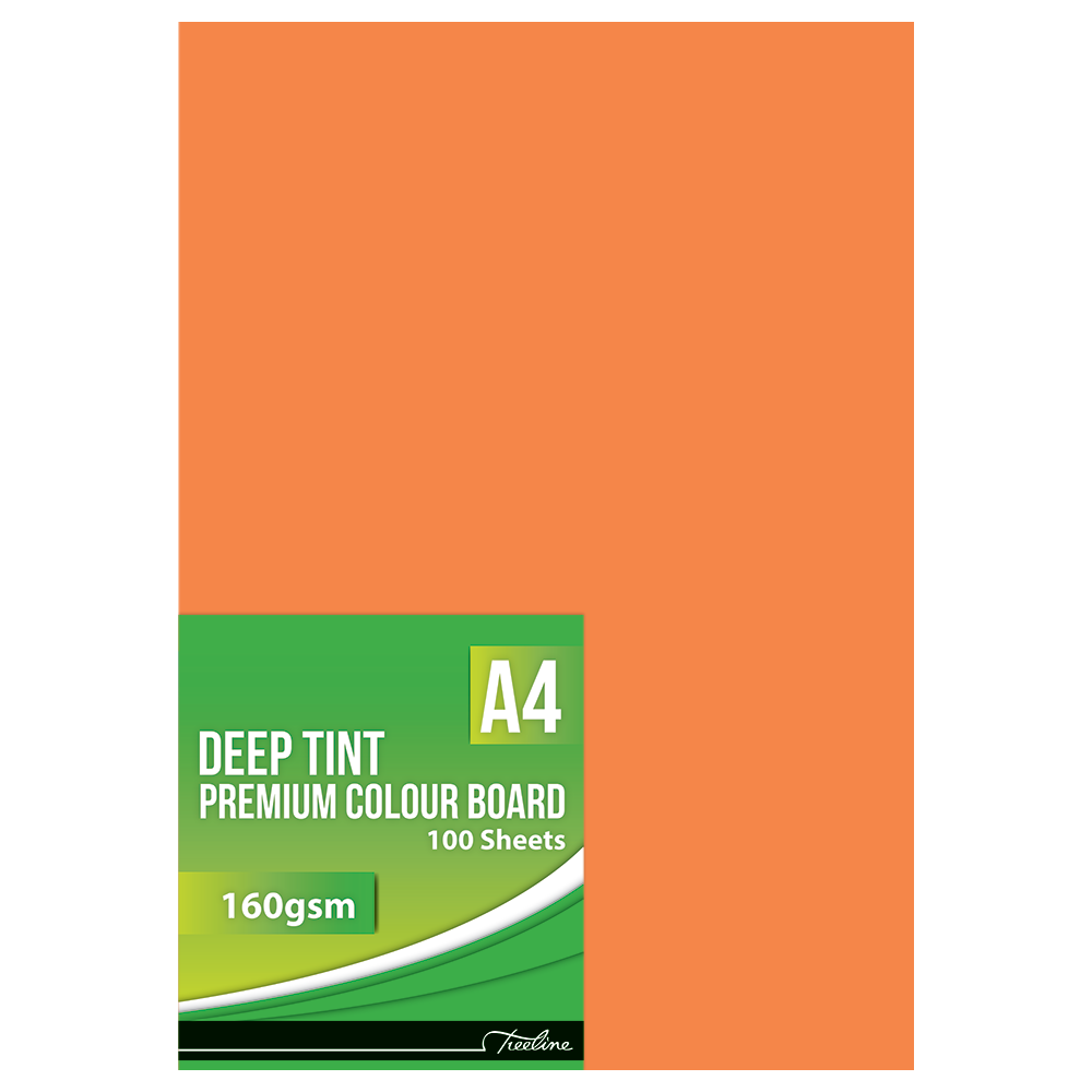 treeline-a4-160gsm-saffron-deep-tint-boards-pkt-100